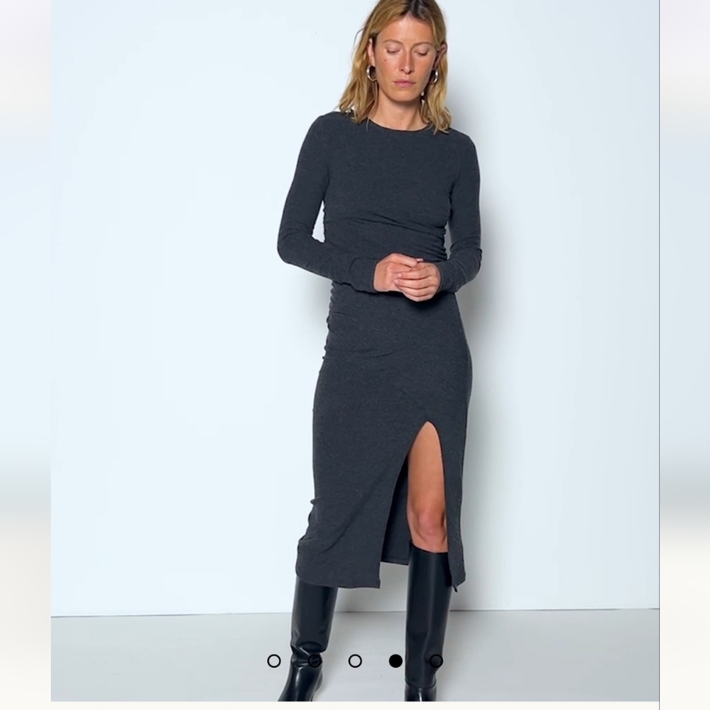 NATION Penn Dress Dark Heather Charcoal Sz XL NEW